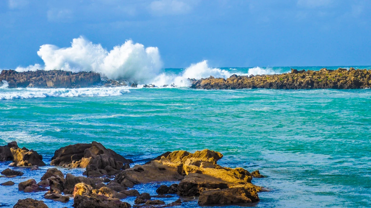 Meeresküste in Nordafrika